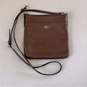 Coach Crossbody Kitt Messenger Bag in Metallic Brown/bronze